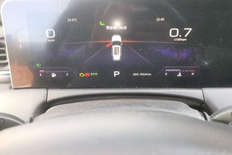 Used JETOUR X70 2021 1.5T DCT Exclusive II Version 7 Seats Odometer Close Up