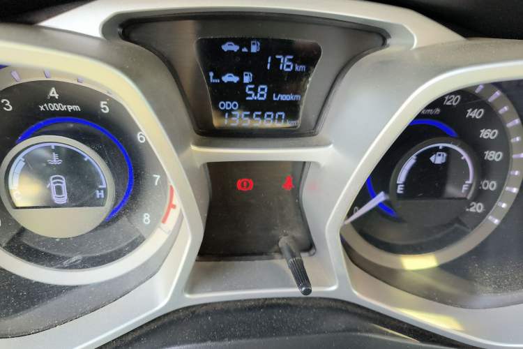 Used JAC Group Refine S3 2016 1.5L Manual Luxury Smart Version Odometer Close Up