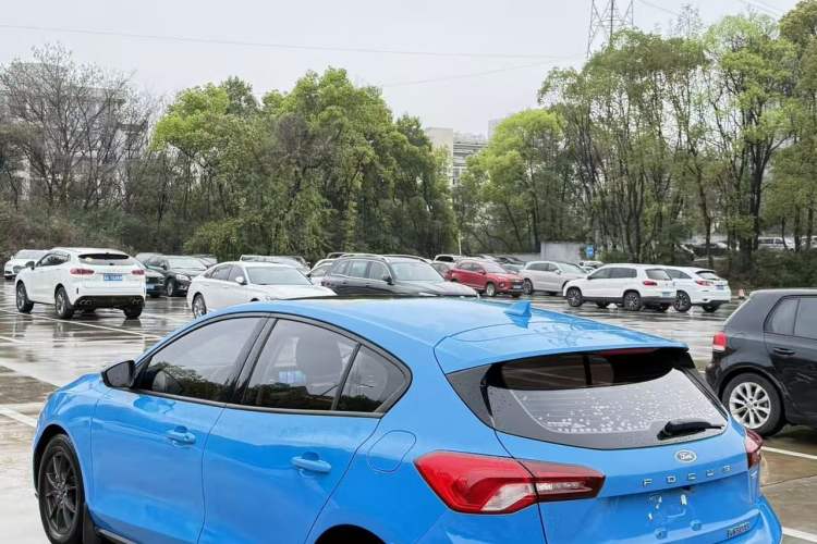 Used Ford Focus 2022 Hatchback EcoBoost 180 Automatic Performance Edition Rear Left 45 Deg