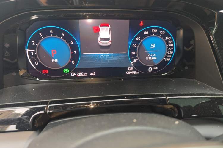 Used Volkswagen Teramont X 2022 380TSI Four-Wheel Drive Prestige Luxury Edition Odometer Close Up