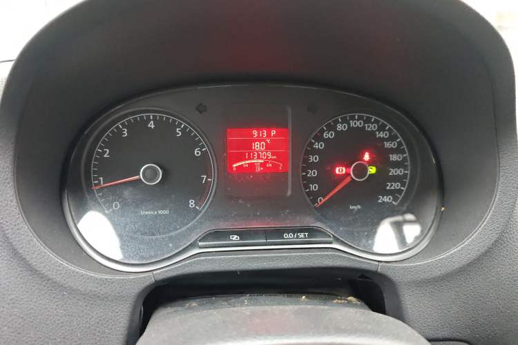 Used Volkswagen Polo 2011 1.4L Automatic ZhiCool Edition Odometer Close Up
