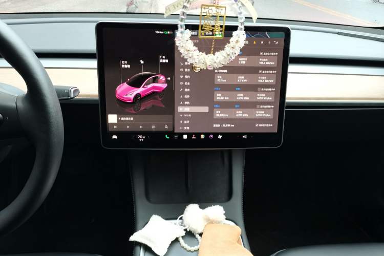 Used Tesla Model 3 2022 Rear-Wheel-Drive Version Audio And AC Panel