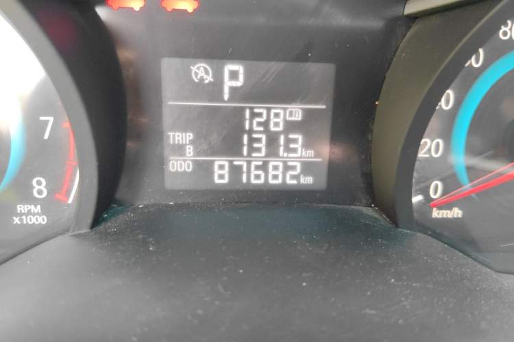 Used Chevrolet Cavalier 2019 320 Automatic Xinyue Edition Odometer Close Up