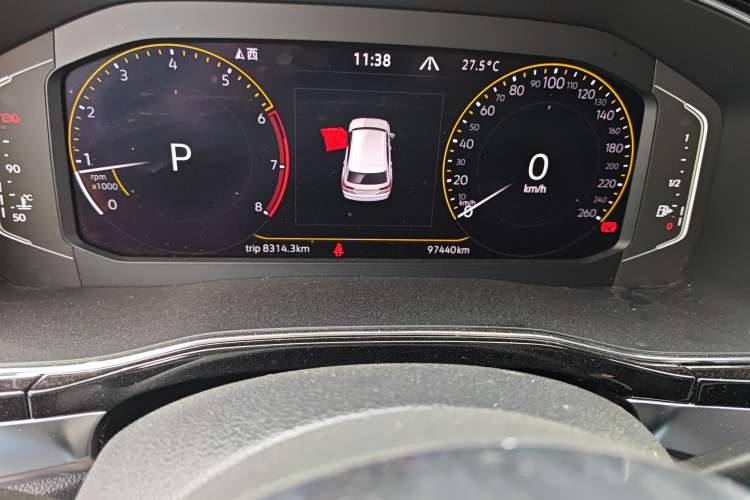 Used Volkswagen Teramont X 2020 Facelift 380TSI Four-Wheel Drive Luxury Edition Odometer Close Up