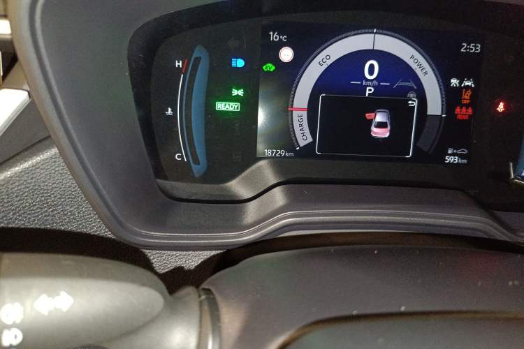 Used Toyota Corolla 2023 1.8L Smart Electric Hybrid Dual-Motor Elite Edition Odometer Close Up