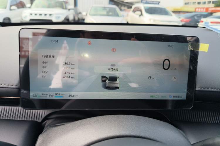 Used Baojun Enjoy 2025 Plug-in Hybrid 140km Standard Version Instrument Cluster