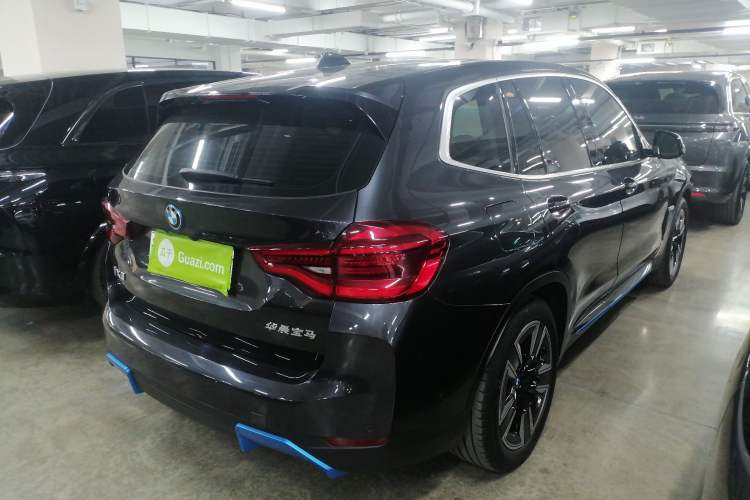 Used BMW iX3 2021 Leading Model Rear Right 45 Deg