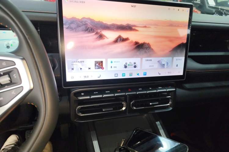 Used JETOUR Shanhai T1 2025 150 km Heading South Audio And AC Panel