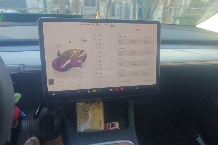 Used Tesla Model Y 2023 Rear-Wheel-Drive Version Audio And AC Panel