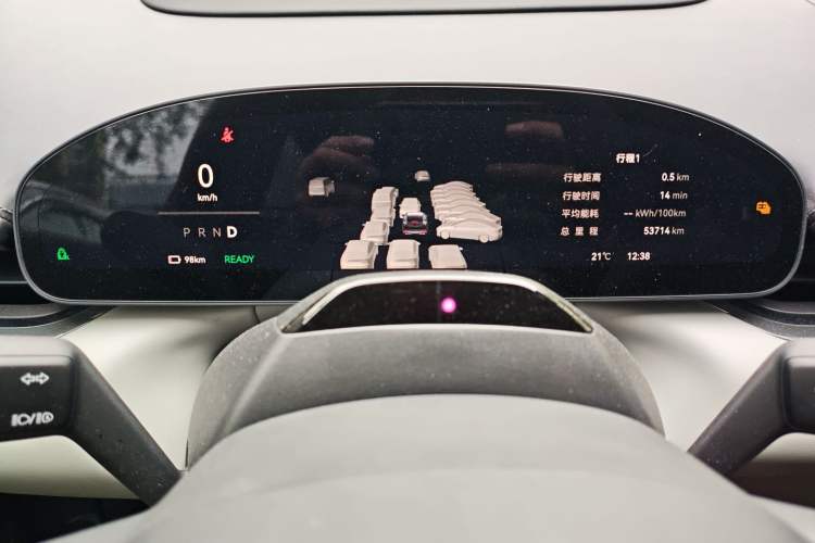 Used Zeekr 007 2025 Rear-Drive Intelligent Driving Version 75 kWh Instrument Cluster