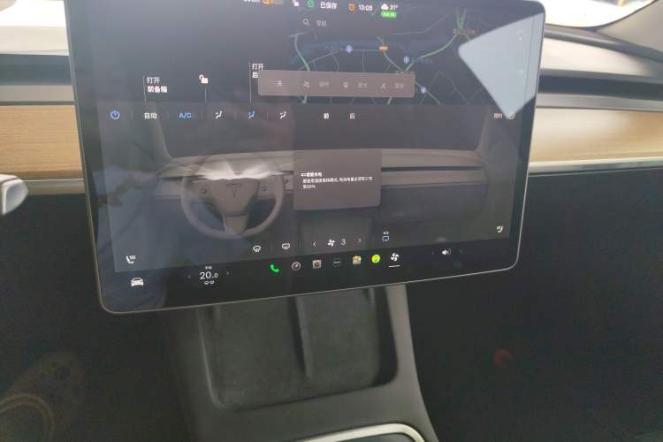 Used Tesla Model 3 2021 Revised Version Standard Range Rear-Wheel Drive Upgraded Edition 3D1 Audio And AC Panel