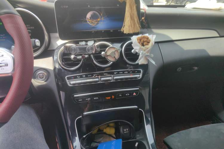 Used Mercedes-Benz C-Class 2019 C 260 Sport Edition 4MATIC Audio And AC Panel