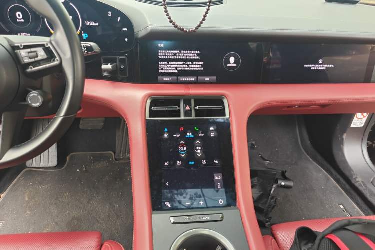 Used Porsche Taycan 2022 Taycan Audio And AC Panel