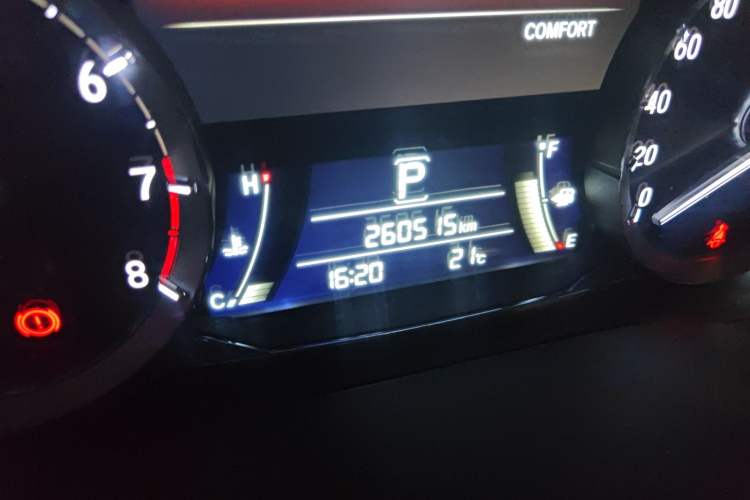 Used Honda UR-V 2017 370TURBO Four-Wheel Drive Prestige Edition China V Odometer Close Up