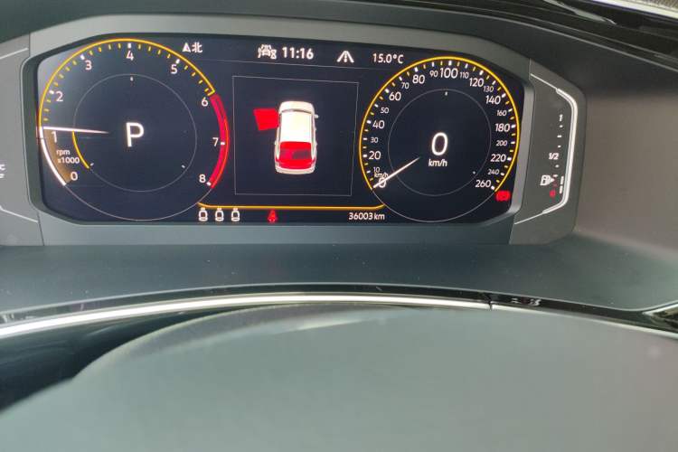 Used Volkswagen Tayron 2021 330TSI Two-Wheel-Drive 3rd Anniversary Limited Edition Odometer Close Up