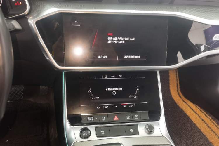 Used Audi A6L 2021 40 TFSI Luxury Prestige Edition Audio And AC Panel