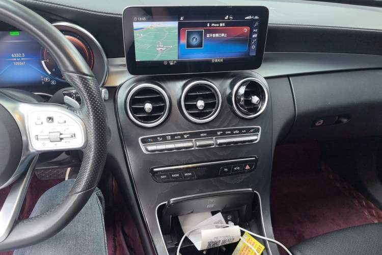 Used Mercedes-Benz C-Class 2021 C 260 L Sport Edition Audio And AC Panel