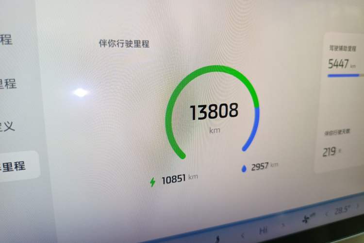 Used IM LS6 2026 Model Range-Extending 66 Max Odometer Close Up