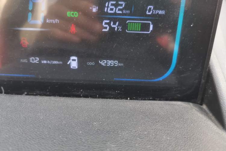 Used CHANGAN NEVO Lumin 2022 301km Honey-Sweet Version Odometer Close Up