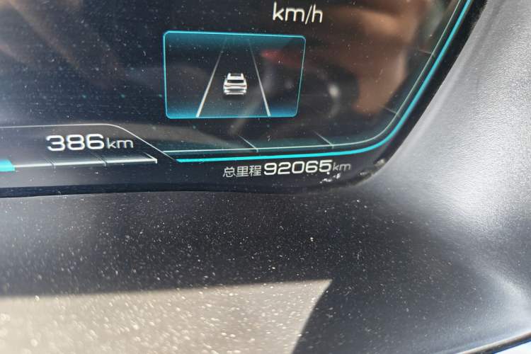 Used BYD Song PLUS New Energy 2021 DM-i 51KM Prestige Model Odometer Close Up
