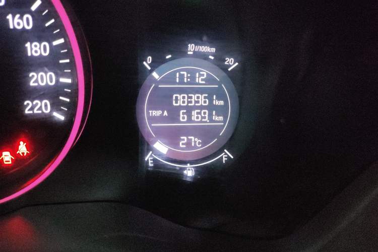 Used Honda Vezel 2019 1.5L CVT Pioneer Edition China VI Odometer Close Up