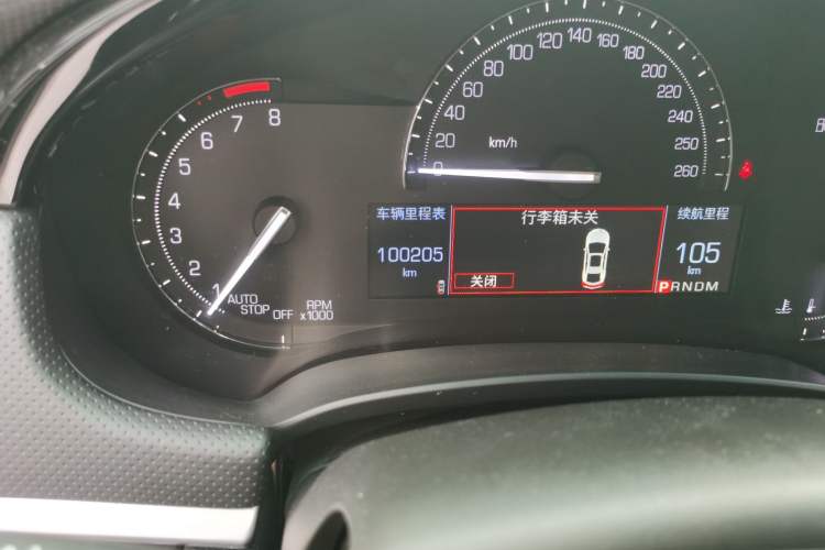 Used Cadillac XTS 2018 28T Elite Edition Odometer Close Up