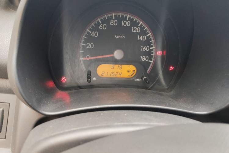 Used Suzuki Alto 2009 1.0L Manual Deluxe Edition Odometer Close Up