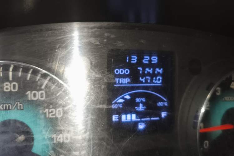 Used Jinbei New Hiace X30L 2021 1.5L Wealth Edition Bus Non-Air-Conditioned China VI Standard SWC15M Odometer Close Up