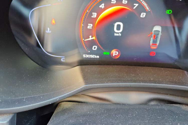 Used Geely Auto Emgrand GS 2020 1.4T CVT Ya Odometer Close Up