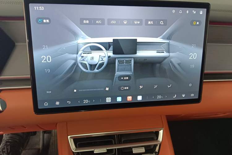 Used BYD Tang L 2025 DM 175KM Drone Player Edition Audio And AC Panel