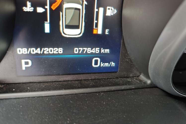 Used Land Rover Range Evoque 2012 2.0T 5-Door Ignite Edition Odometer Close Up