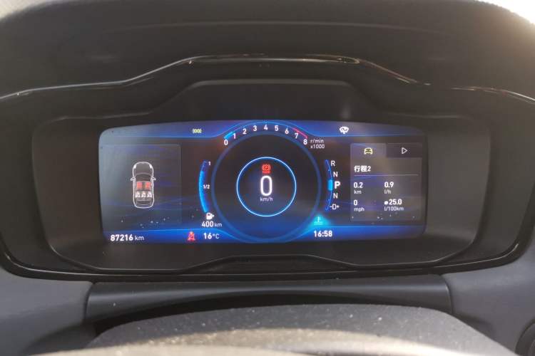 Used Lynk & Co 02 2018 1.5T DCT Two-Wheel Drive Zhaopu Version China V Standard Instrument Cluster