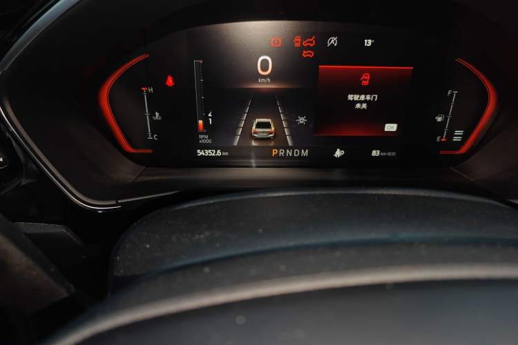 Used Ford Focus 2021 Hatchback EcoBoost 180 Automatic ST Line Odometer Close Up