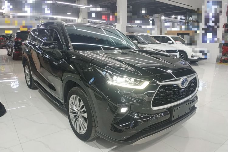 Used Toyota Highlander 2023 2.5L Smart Electric Hybrid Dual-Drive Prestige Version 7 Seats Front Right 45 Deg