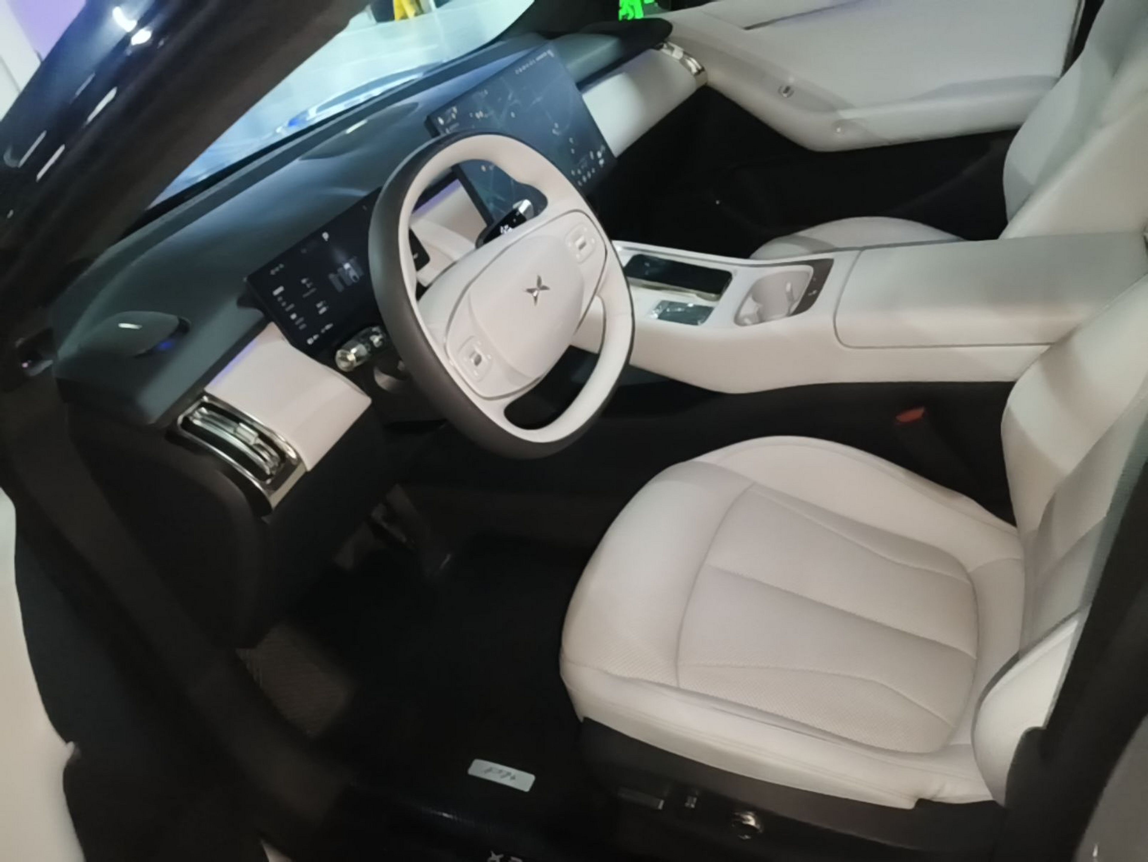Vordere Reihe im Auto