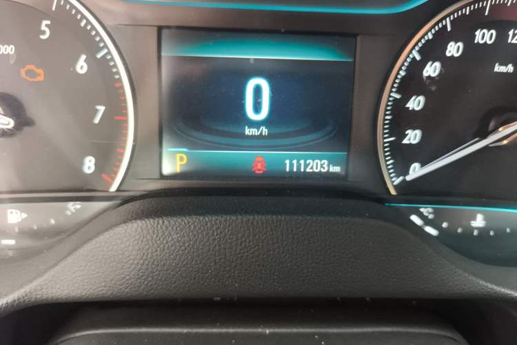 Used Buick GT 2021 Revised Version Flagship 1.5L Automatic Elite Edition Odometer Close Up