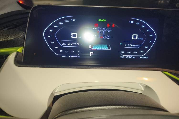 Used CHANGAN OSHAN Benni E-Star 2020 Heartbeat Edition NMC Lithium Odometer Close Up