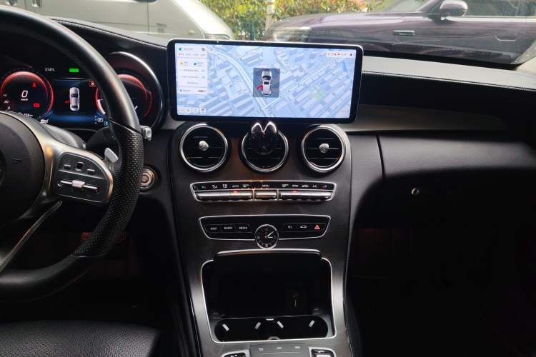 Used Mercedes-Benz C-Class 2021 C 260 L Sport Edition Star Collection Audio And AC Panel