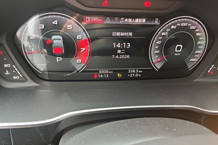 Used Audi Q3 Sportback 2022 40 TFSI Fashion Model Odometer Close Up