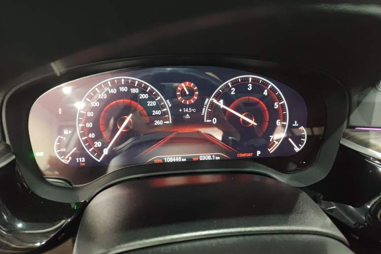 Used BMW 5 Series 2019 Updated 530Li xDrive Luxury Package Instrument Cluster