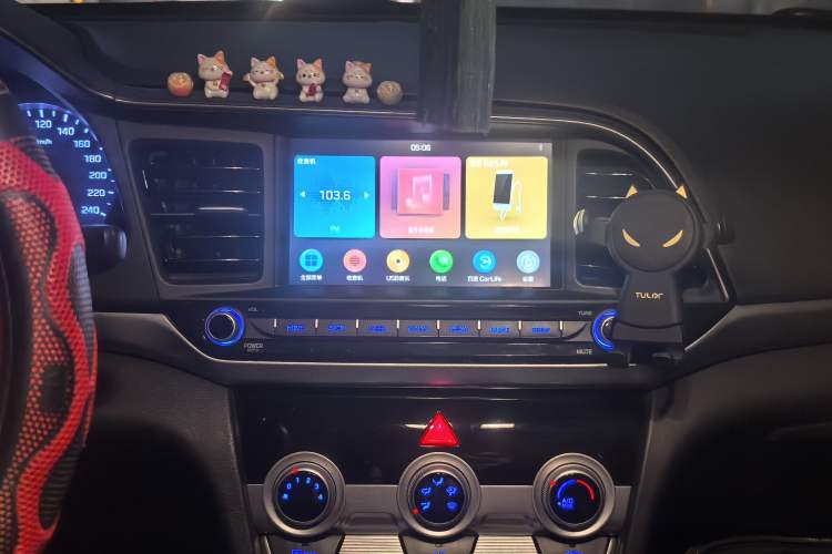 Used Hyundai Elantra (6th Generation / Lingdong) 2019 1.5L CVT ZhiXuan – Elite Version Audio And AC Panel