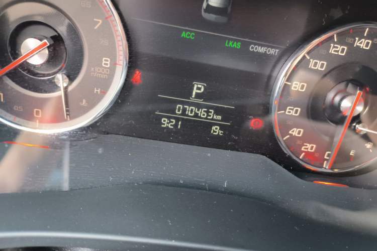 Used Acura CDX 2021 1.5T Two-Wheel Drive Deluxe · A-Spec Smart Safety Sport Model Odometer Close Up