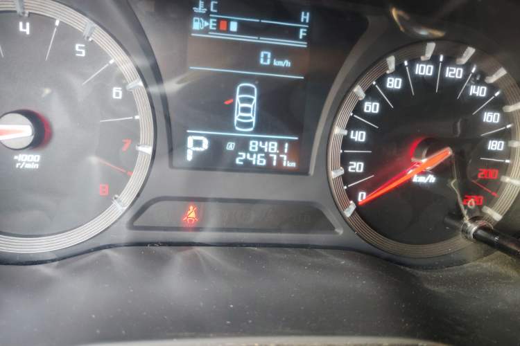 Used GAC Trumpchi GA6 2016 235T DCT Elite Edition Odometer Close Up