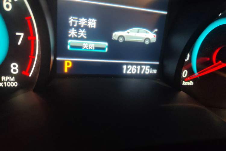 Used Chevrolet Cavalier 2019 325T Dual-Clutch Xinyue Edition Odometer Close Up