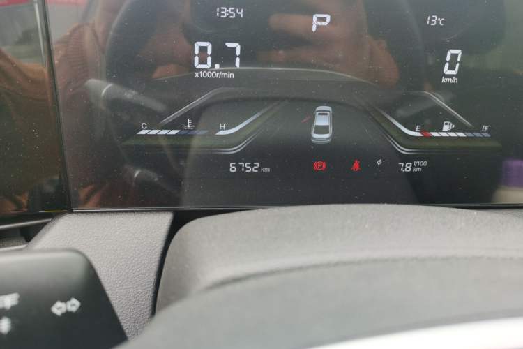 Used Bestune B70 2023 Third Generation 1.5T Automatic Enjoyment Version 70th Anniversary Edition Odometer Close Up