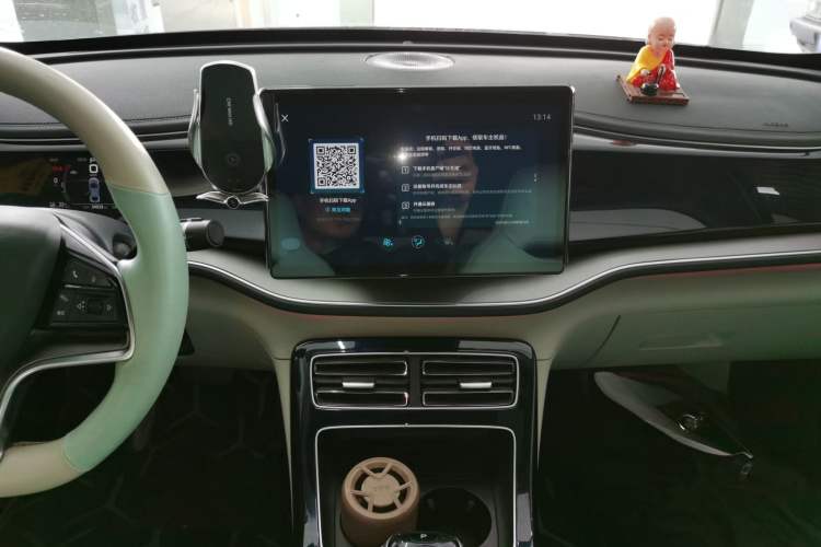 Used BYD Qin PLUS 2021 DM-i 120KM Flagship Model Audio And AC Panel