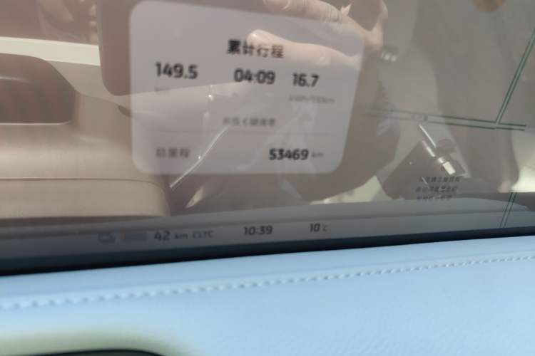 Used IM L7 2022 Pro Model Odometer Close Up