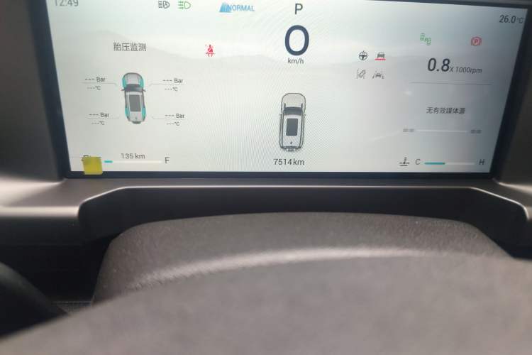 Used JETOUR Traveler 2024 2.0T All-Wheel-Drive CrossPRO+ Entertainment Edition Odometer Close Up