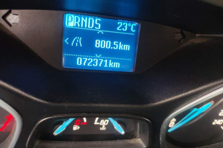 Used Ford Focus 2012 Sedan 1.6L Automatic Prestige Model Odometer Close Up