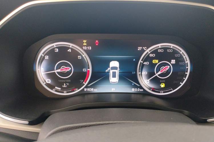 Used Hongqi HS7 2022 3.0T Automatic All-Wheel Drive ZhiLian Flagship Edition Five Seats Instrument Cluster